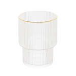 Jogo de Copos com Fios de Ouro Lines com 2 peças - 220ml
