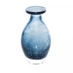 Vaso de Vidro Italy Azul - 10x20 cm