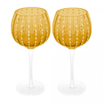 Jogo de Taças para Vinho Orquídea com 2 peças - 200ml