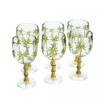 Jogo de Taças Palm Tree em Acrílico com 6 peças - 495ml