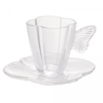 Jogo de Xícaras de Café Butterfly com 4 peças - 80ml