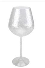 Jogo de Taças de Vinho Bolhas em Acrílico - 680 ml
