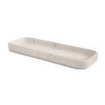 Bandeja em Polirresina Bege - 3x 29,5 x 11 cm