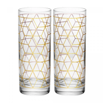 Jogo de Copos Altos  Cube com 2 peças - 330ml