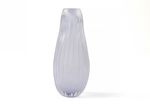 Vaso Rire em Cristal Murano Lavanda - 7x7x17 cm
