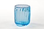 Vaso Luxe em Cristal Murano Azul Petróleo - 9x9x10 cm