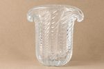 Vaso Bragança em Cristal Murano Transparente