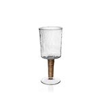 Jogo de Taças Trancoso em Vidro e Cana com 6 peças - 300ml