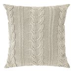 Almofada Tricot Trançada - 50x50 cm