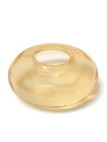 Vaso Bromélia em Cristal Murano Nem Ambar - 10x25 cm