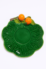 Travessa Laranjas Redonda em Verde - 34cm