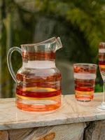 Jarra em Acrílico Degradê Laranja - 2,8L