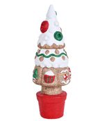 Árvore de Natal em Resina - 26x9x9 cm