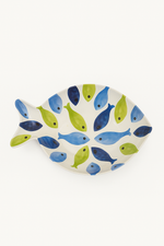 Saladeira Peixe em Melamina - 35,5x24,5x8 cm
