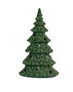 Árvore de Natal com Led em Porcelana Verde - 25 cm