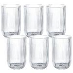 Jogo de Copos Altos Nordic em Vidro - 450 ml