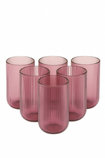 Jogo de Copos Altos Nordic em Vidro - 450 ml
