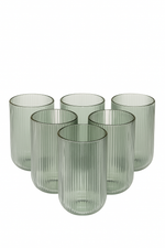 Jogo de Copos Altos Nordic em Vidro - 450 ml