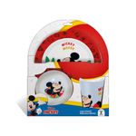 Jogo Infantil Mickey Mouse com 3 peças 