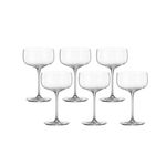 Jogo de Taças para Drinks Anser em Cristal Bohemia com 6 peças - 320ml