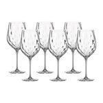 Jogo de Taças para Vinho Branco Uria em Cristal Bohemia com 6 peças - 600ml
