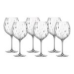 Jogo de Taças para Vinho Uria em Cristal Bohemia com 6 peças - 750ml