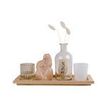 Jogo Decorativo com Porta Velas com 4 peças