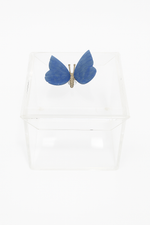Caixa Butterfly em Acrílico e Pedra Natural 