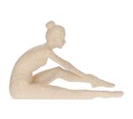 Escultura Bailarina em Polirresina - 18,5x27x9 cm