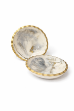 Bowl Mini Organic Mescla e Dourado em Resina com 2 peças - 60ml