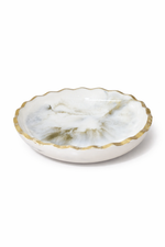 Bowl Organic Mescla e Dourado em Resina - 17 cm
