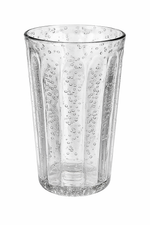 Jogo de Copos Longos Bolhas em Acrílico Transparente com 6 peças - 590 ml