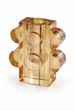 Vaso de Cristal Cube Ambar 