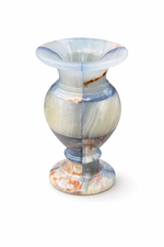 Vaso Celeste em Ônix - 20x10 cm