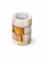 Vaso Rainbow em Ônix Colorido - 12x7 cm 