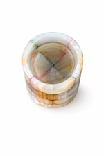 Vaso Rainbow em Ônix Colorido - 12x7 cm 