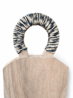 Tábua em Madeira e Sisal com Alça - 2,5x41x15 cm
