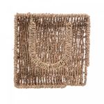 Porta Guardanapo Quadrado em Sisal - 5x20 cm