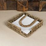Porta Guardanapo Quadrado em Sisal - 5x20 cm