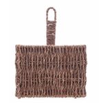 Porta Talheres Quadrado em Sisal com 4 divisões - 21x15 cm