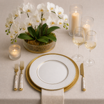Jogo de Talheres Garbo Atenas Dourado com 30 peças