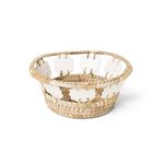 Cesta Pandan com Flor Única
