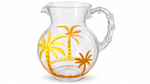 Jarra em Acrílico Palm Gold - 2,7 L