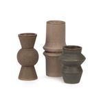 Jogo de Mini Vasos Évora em Cerâmica com 3 peças 