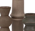 Jogo de Mini Vasos Évora em Cerâmica com 3 peças 