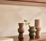 Jogo de Mini Vasos Évora em Cerâmica com 3 peças 