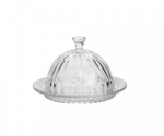 Queijeira Renaissance em Cristal - 20 cm 