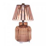 Luminária Shine em Vidro Marrom - 21 cm
