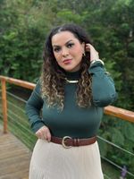 Cropped Sophie - Manga longa 