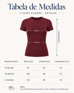 T-Shirt Eudora - Gola V Detalhe
